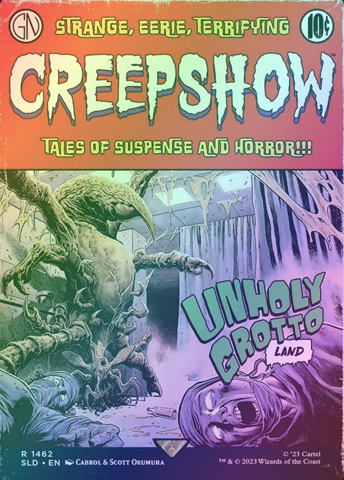 Unholy Grotto // Unholy Grotto (SLD) (1462) / Borderless / Foil — cara 1 de 2