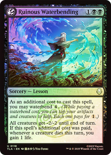 Ruinous Waterbending (TLA) (118) / Foil