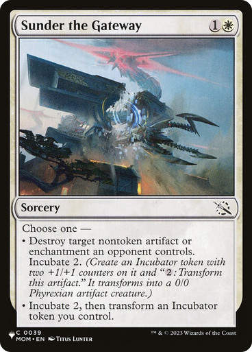 Sunder the Gateway (PLST) (MOM-39)