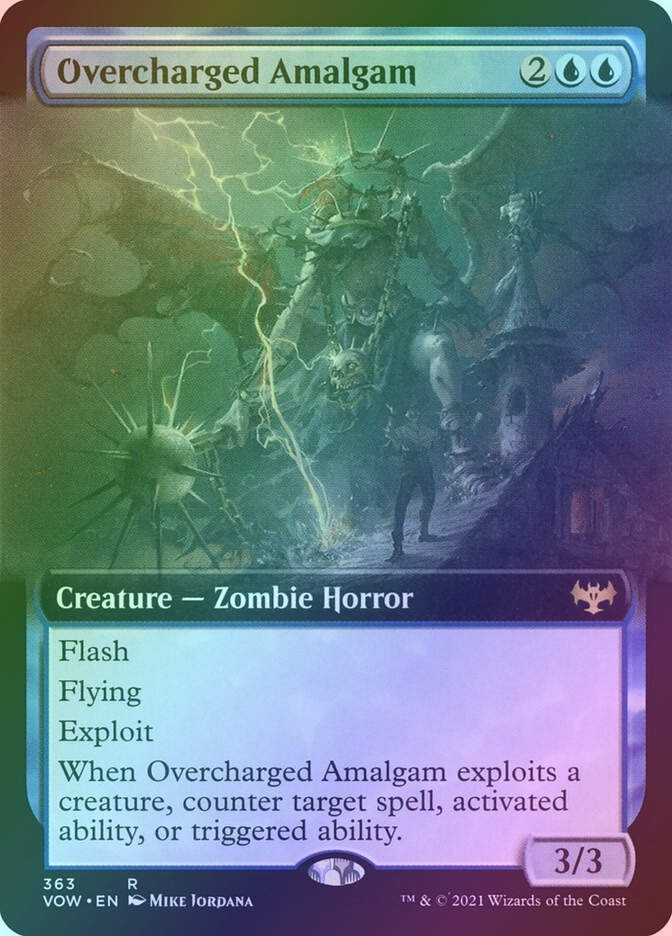 Overcharged Amalgam (VOW) (363) / Extended Art / Foil