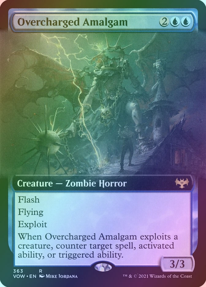 Overcharged Amalgam (VOW) (363) / Extended Art / Foil