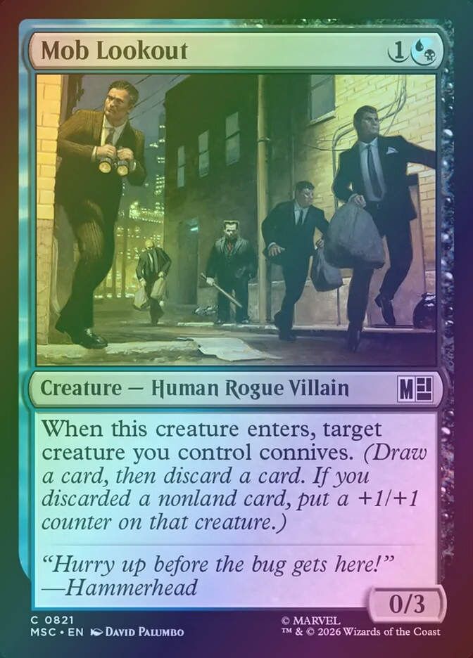 Mob Lookout (MSC) (821) / Foil