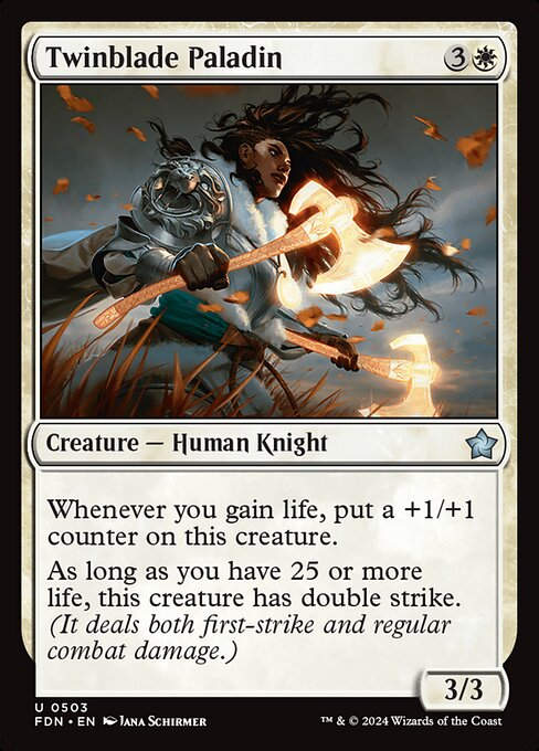 Twinblade Paladin (FDN) (503) (Beginner)