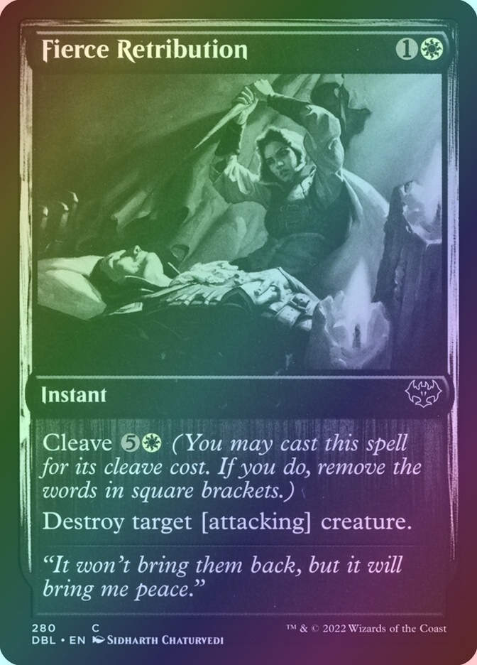 Fierce Retribution (DBL) (280) / Foil
