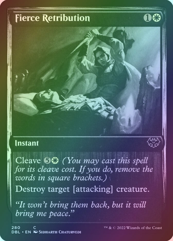 Fierce Retribution (DBL) (280) / Foil