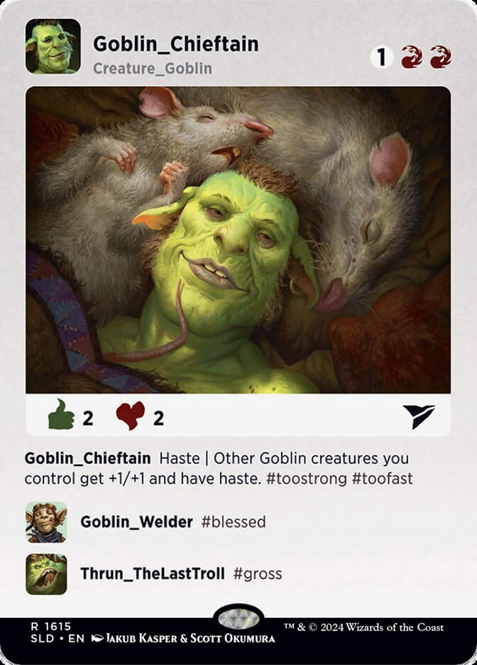 Goblin Chieftain (SLD) (1615) / Borderless