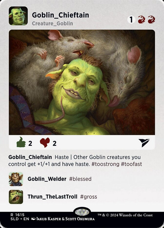 Goblin Chieftain (SLD) (1615) / Borderless