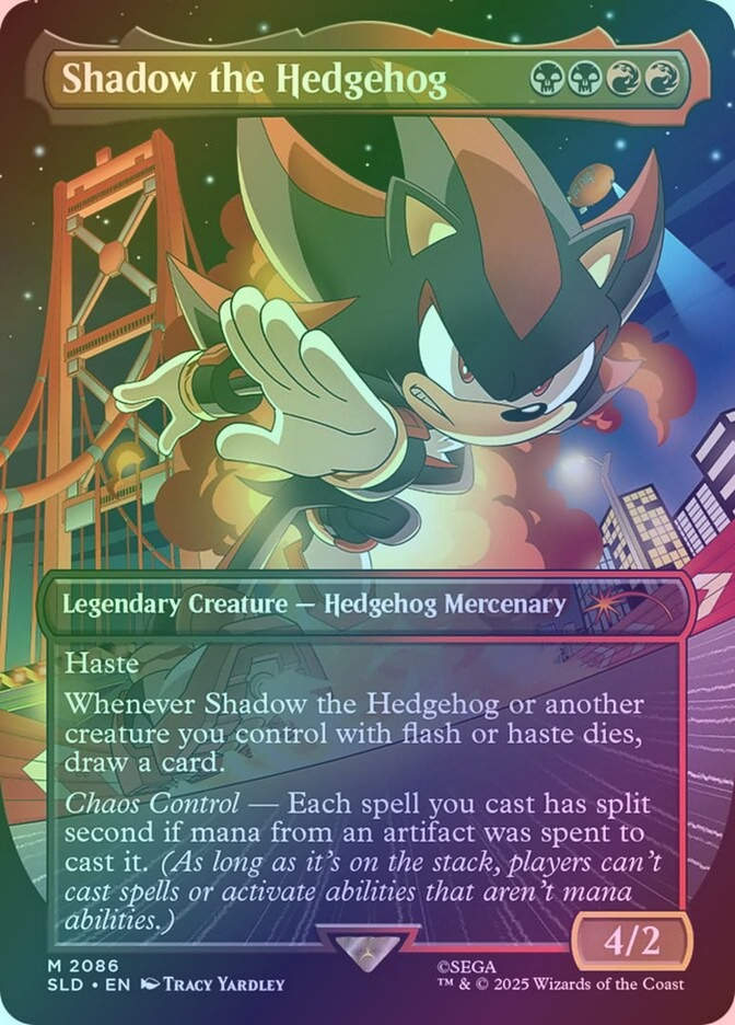 Shadow the Hedgehog (SLD) (2086) / Borderless / Foil