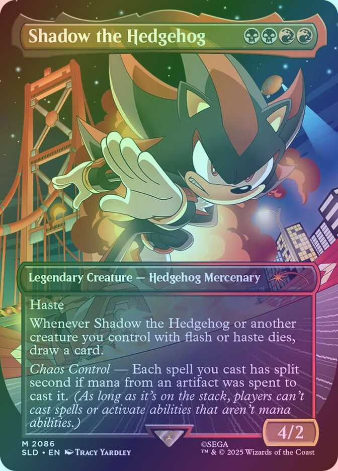 Shadow the Hedgehog (SLD) (2086) / Borderless / Foil