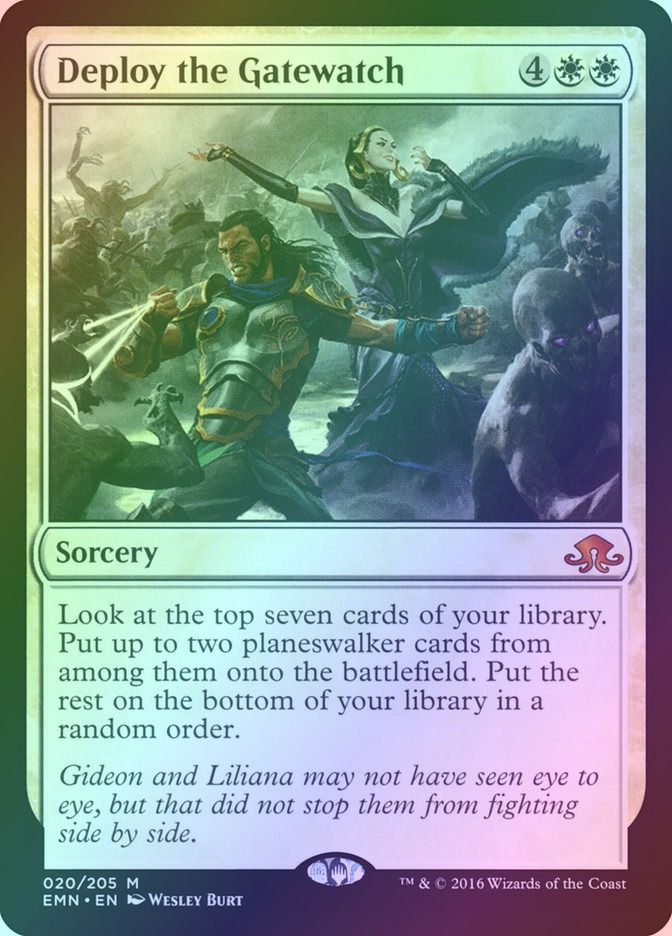 Deploy the Gatewatch (EMN) (20) / Foil