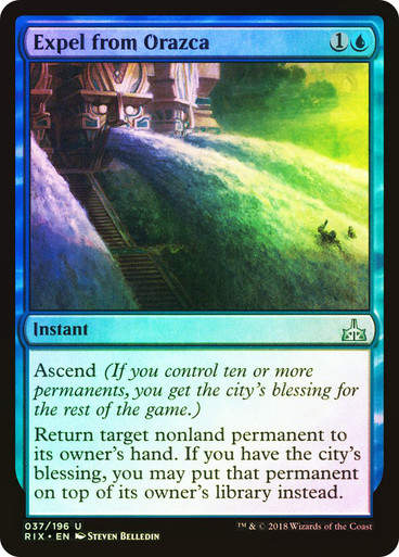 Expel from Orazca (RIX) (37) / Foil