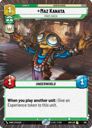 Maz Kanata - Pirate Queen (Hyperspace) (SHD_#365) / Foil