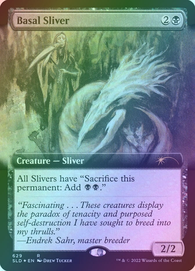 Basal Sliver (SLD) (629) / Extended Art / Foil