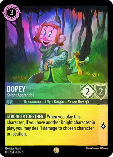 Dopey - Knight Apprentice (LOR_SHS) / Foil