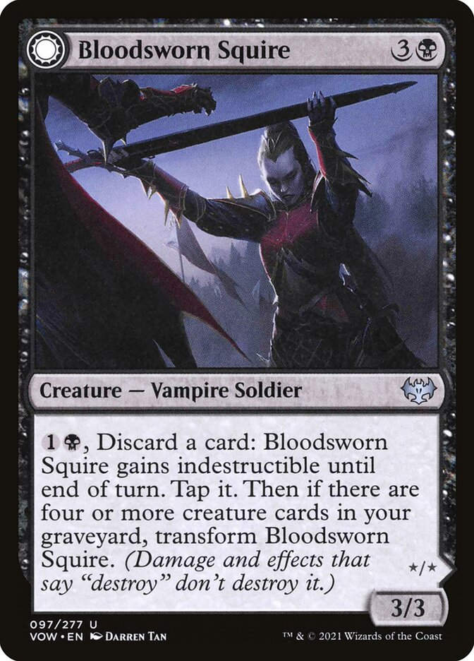 Bloodsworn Squire // Bloodsworn Knight (VOW) (97)