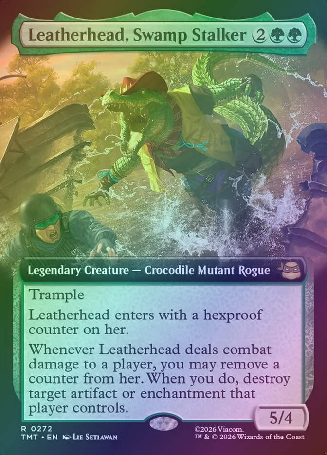 Leatherhead, Swamp Stalker (TMT) (272) / Extended Art / Foil
