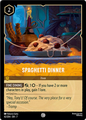 Spaghetti Dinner (LOR_ARC)