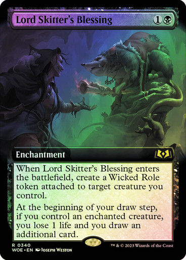 Lord Skitter's Blessing (woe) / Extended Art Foil
