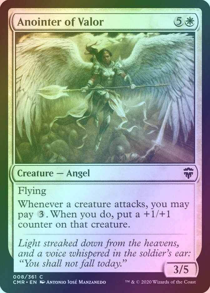 Anointer of Valor (CMR) (8) / Foil