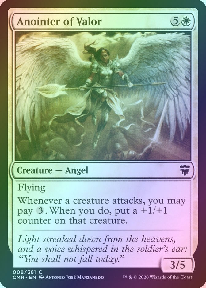 Anointer of Valor (CMR) (8) / Foil
