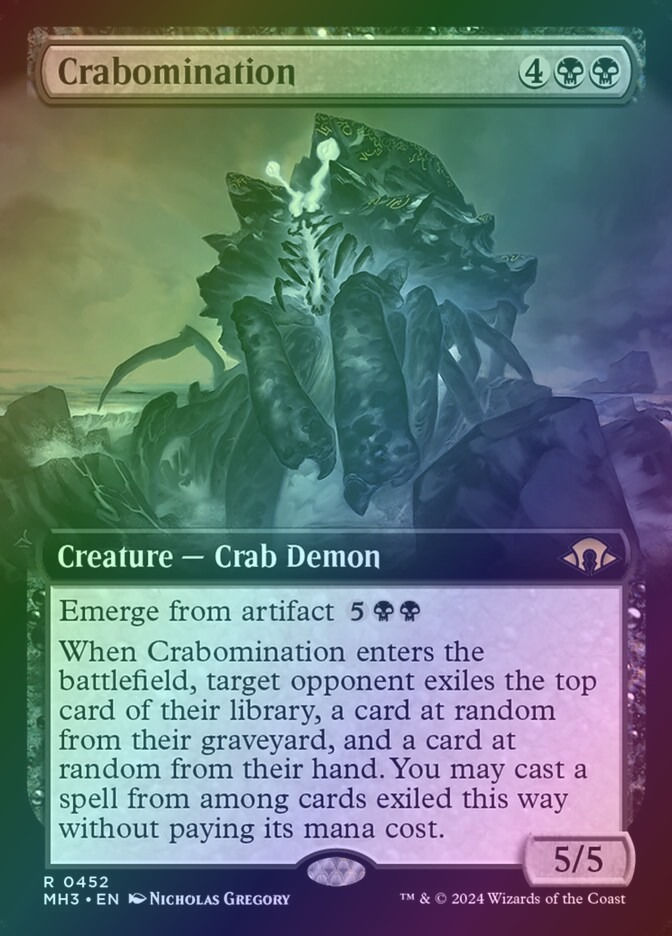 Crabomination (MH3) (452) / Extended Art / Foil