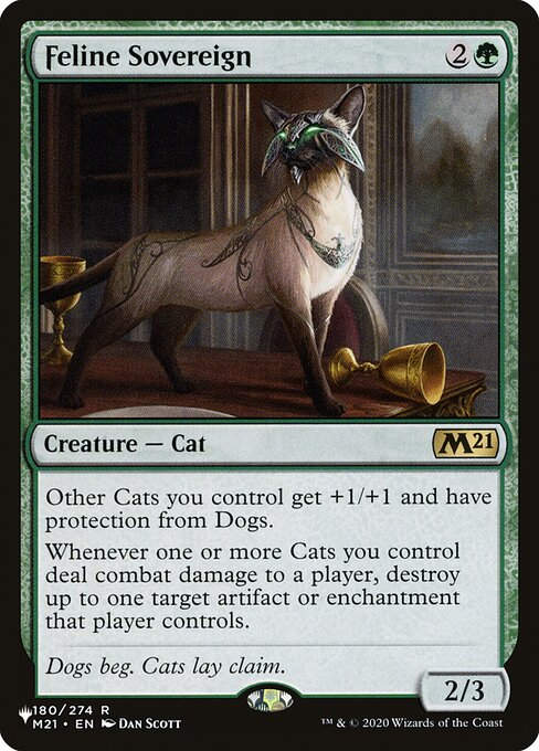 Feline Sovereign (PLST) (M21-180)
