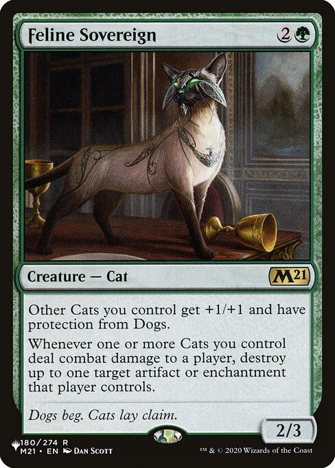 Feline Sovereign (PLST) (M21-180)