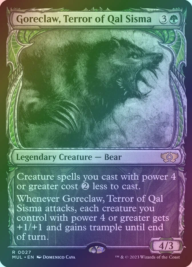 Goreclaw, Terror of Qal Sisma (MUL) (27) / Showcase / Foil