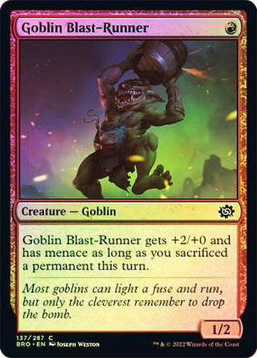 Goblin Blast-Runner (BRO) / Foil
