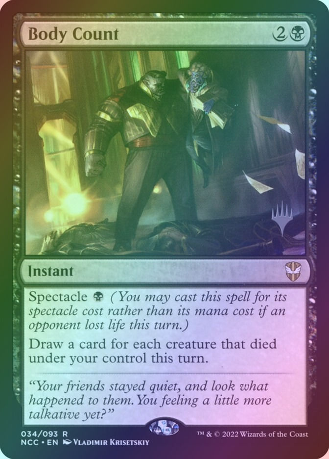 Body Count (PNCC) (34p) / Foil