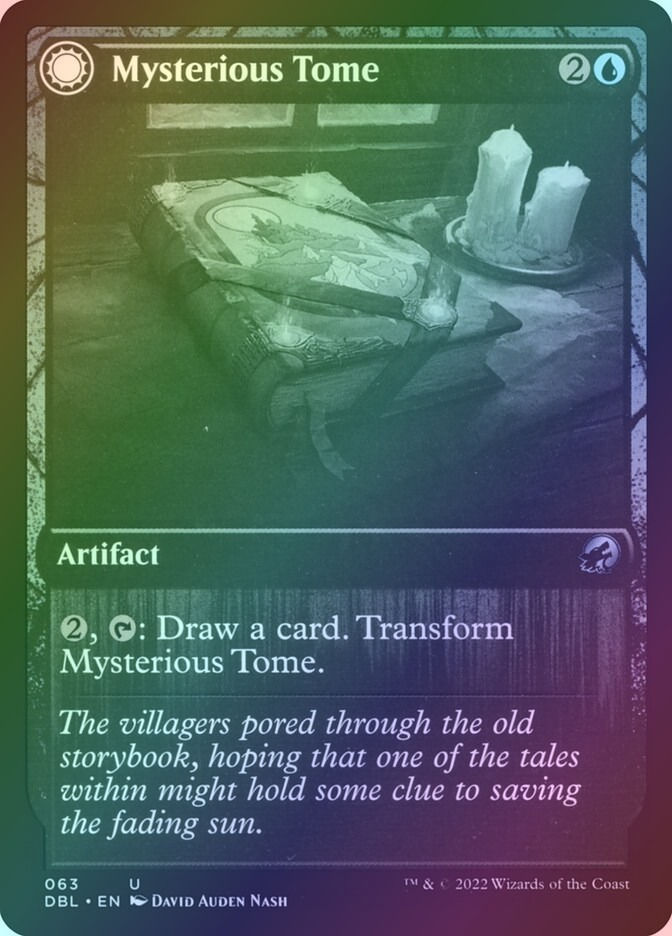 Mysterious Tome // Chilling Chronicle (DBL) (63) / Foil — cara 1 de 2