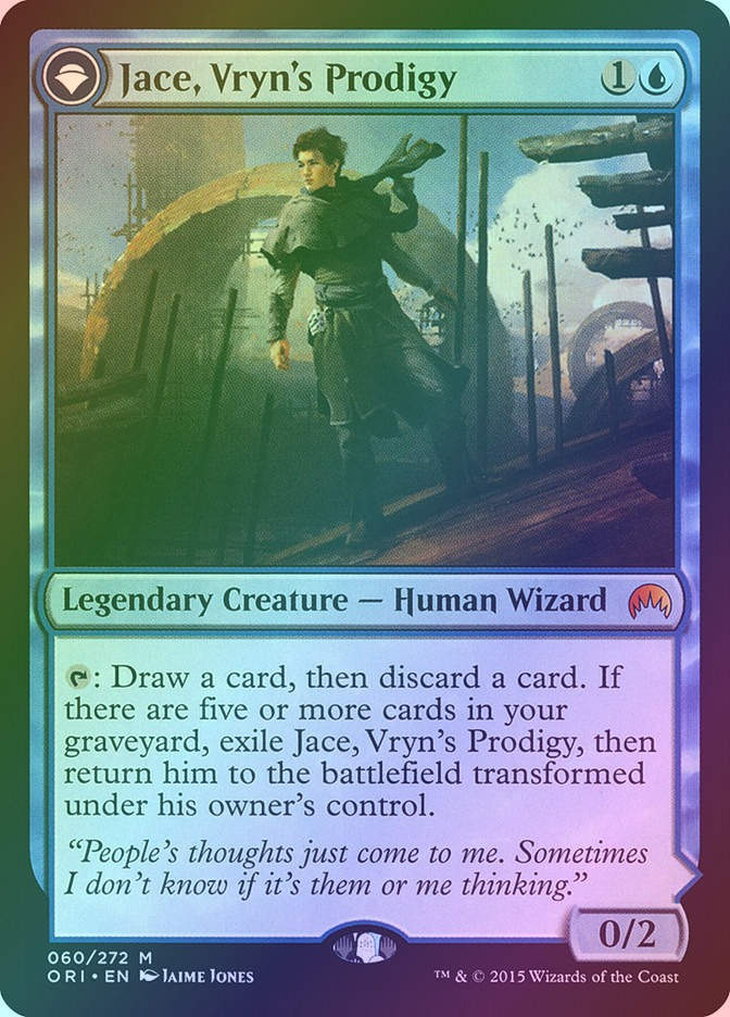 Jace, Vryn's Prodigy // Jace, Telepath Unbound (ORI) (60) / Foil