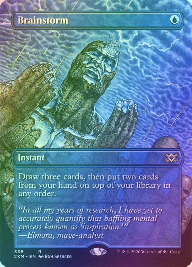 Brainstorm (2XM) (338) / Borderless / Foil