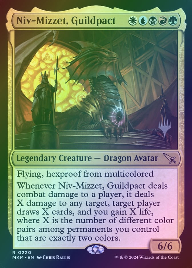 Niv-Mizzet, Guildpact (PMKM) (220p) / Foil