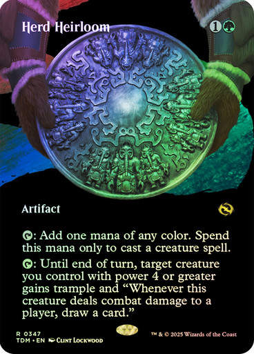 Herd Heirloom (TDM) (347) / Foil / Showcase BL