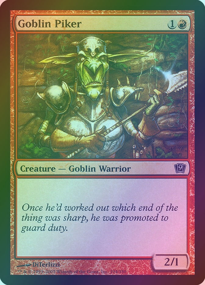 Goblin Piker (9ED) (194★) / Foil