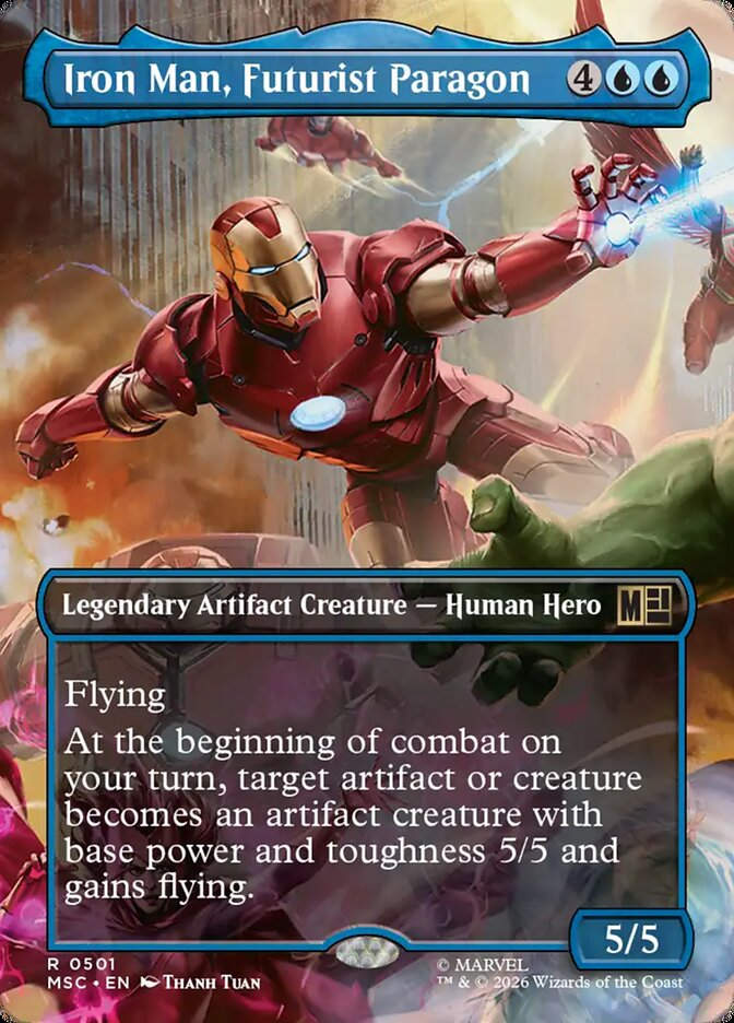Iron Man, Futurist Paragon (MSC) (501) / Borderless