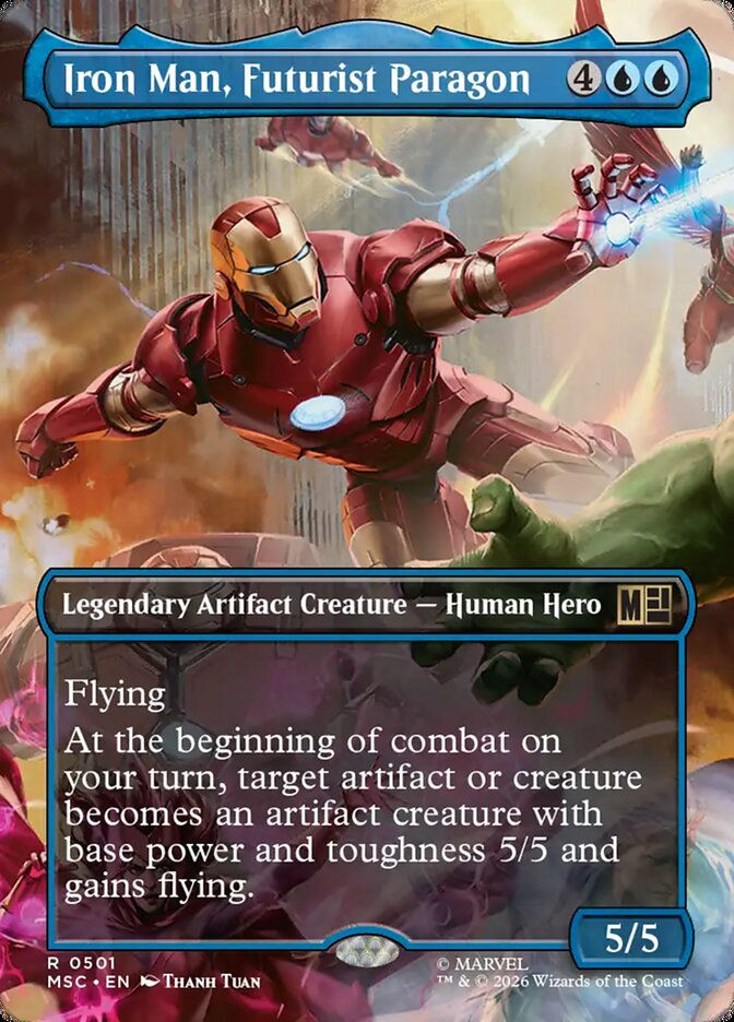Iron Man, Futurist Paragon (MSC) (501) / Borderless