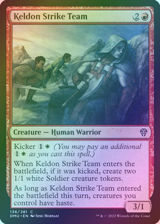 Keldon Strike Team (DMU) (136) / Foil