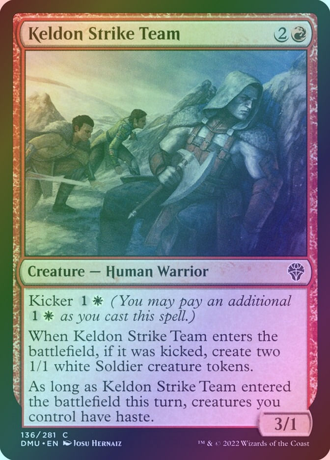 Keldon Strike Team (DMU) (136) / Foil