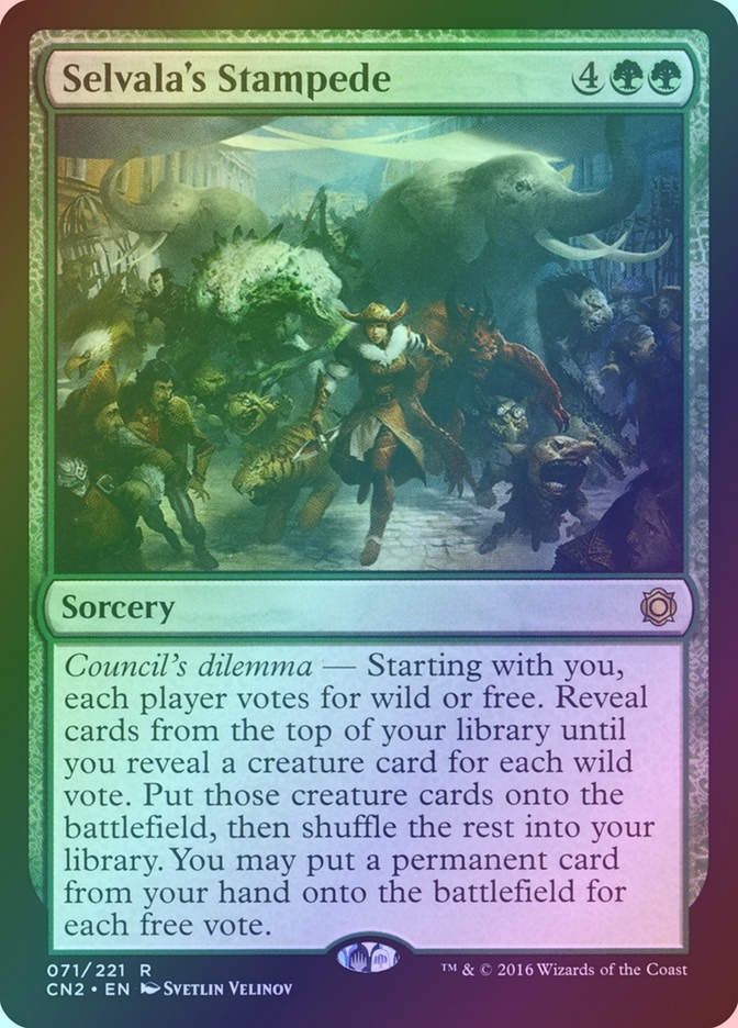 Selvala's Stampede (CN2) (71) / Foil