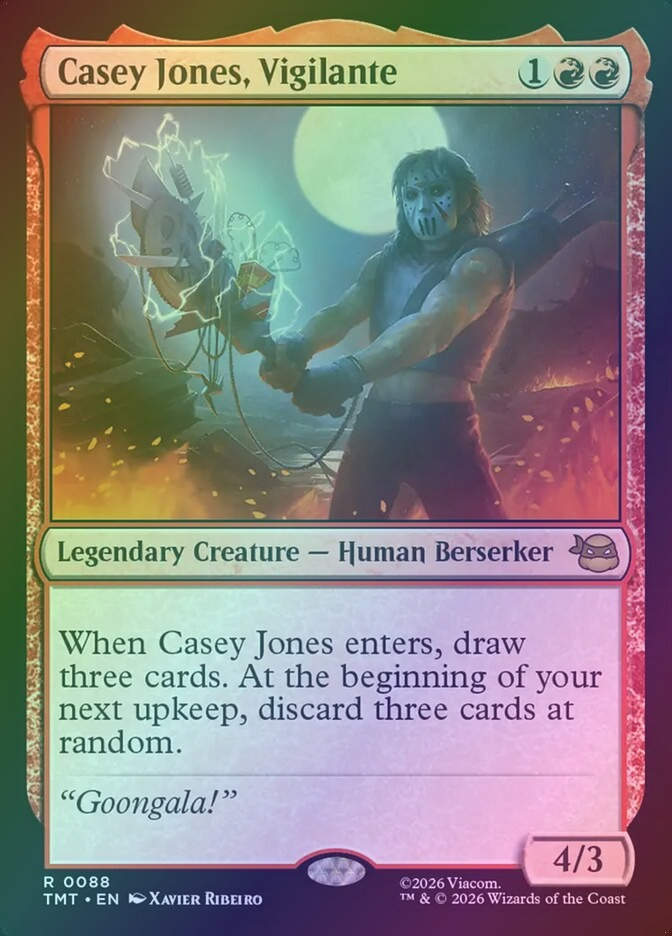 Casey Jones, Vigilante (TMT) (88) / Foil