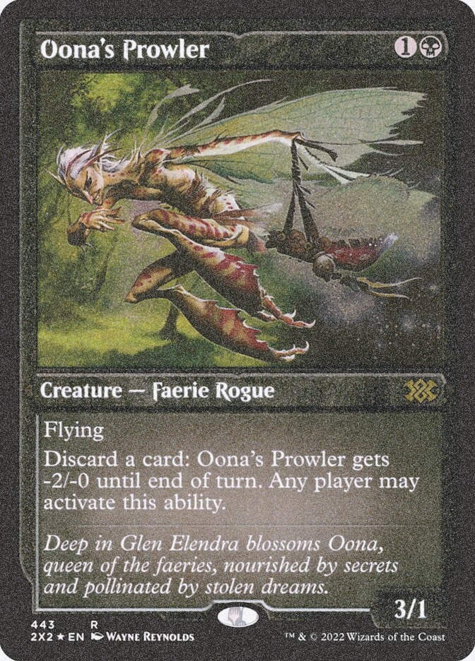 Oona's Prowler (2X2) (443) / Foil Etched