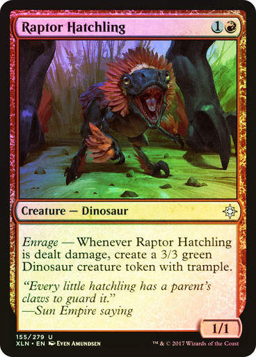 Raptor Hatchling (XLN) (155) / Foil