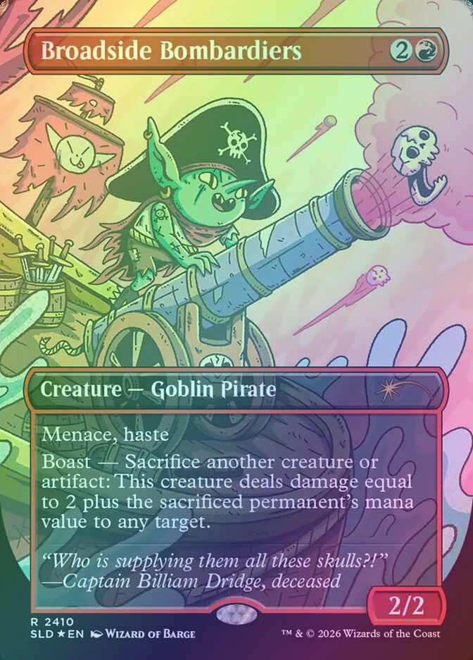 Broadside Bombardiers (SLD) (2410) / Borderless / Foil