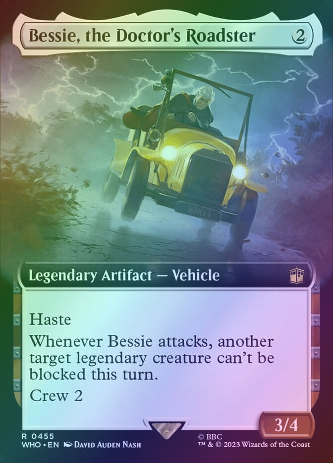Bessie, the Doctor's Roadster (WHO) (455) / Extended Art / Foil