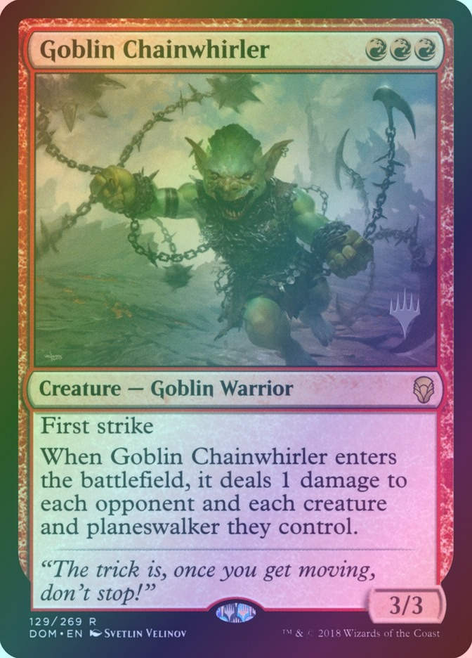 Goblin Chainwhirler (PDOM) (129p) / Foil