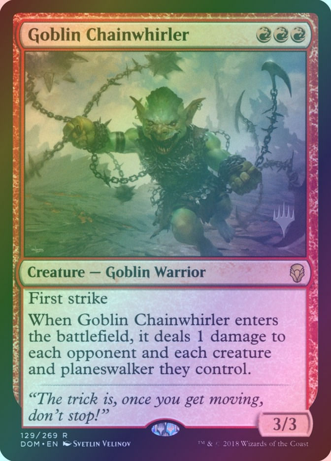 Goblin Chainwhirler (PDOM) (129p) / Foil