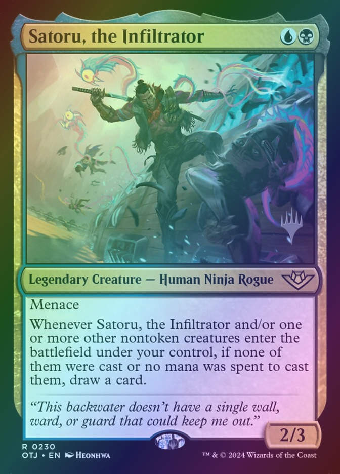 Satoru, the Infiltrator (POTJ) (230p) / Foil