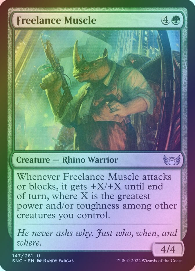 Freelance Muscle (SNC) (147) / Foil